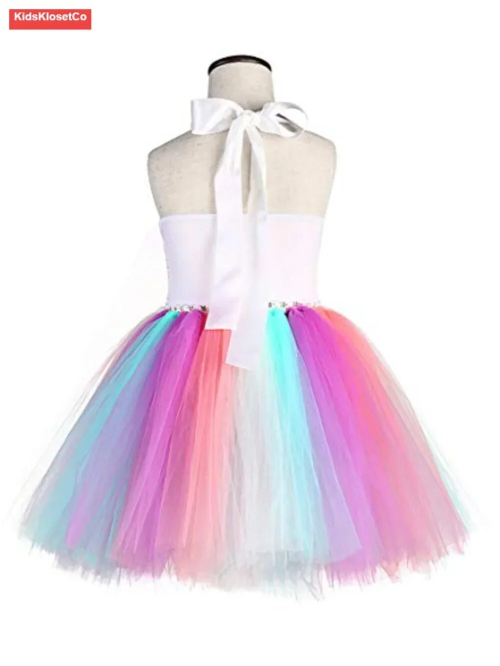 Sequined Unicorn Tutu Dress With Headband, Girls Costume, Birthday Party